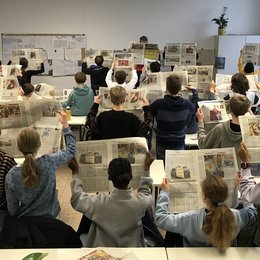 Zeitungslektüre